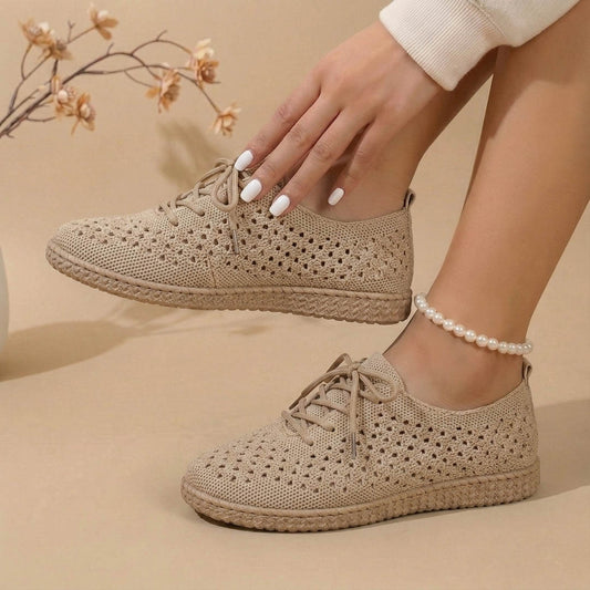 Espadrille Moderne Perforée Respirante