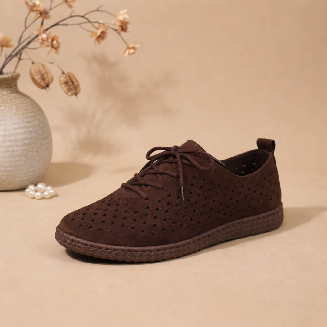 Espadrille Moderne Perforée Respirante