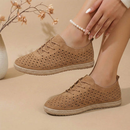 Espadrille Moderne Perforée Respirante