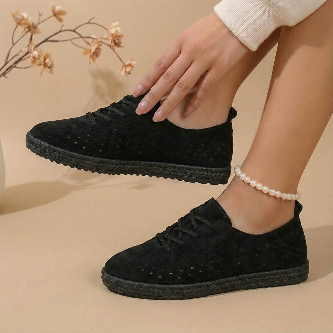 Espadrille Moderne Perforée Respirante