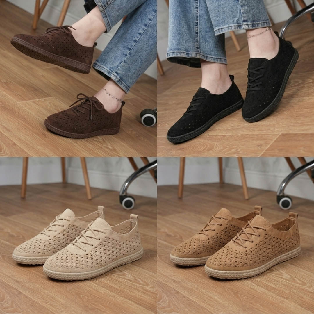 Espadrille Moderne Perforée Respirante