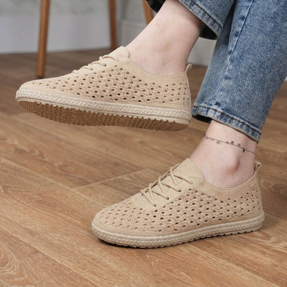 Espadrille Moderne Perforée Respirante