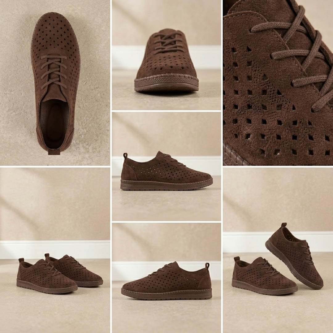 Espadrille Moderne Perforée Respirante