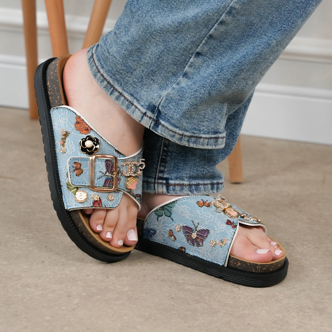 Mules Papillon Multicolor Confort 🇪🇸