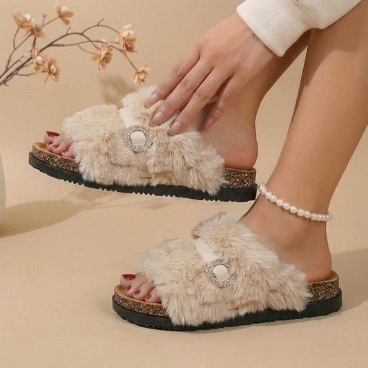 Mules Avec Fourrure Multi-couleurs 🇪🇸